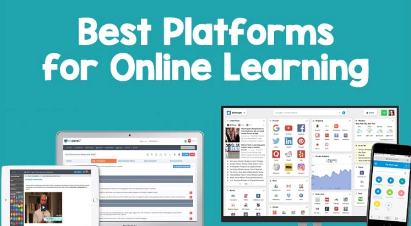 Online learning platforms for students