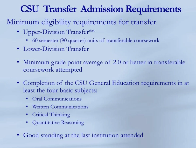 community college to UC