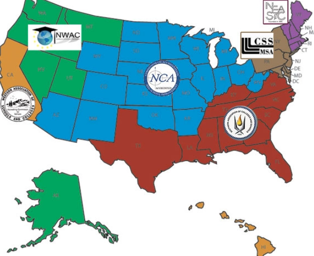 U.S. Department of Education accreditation list